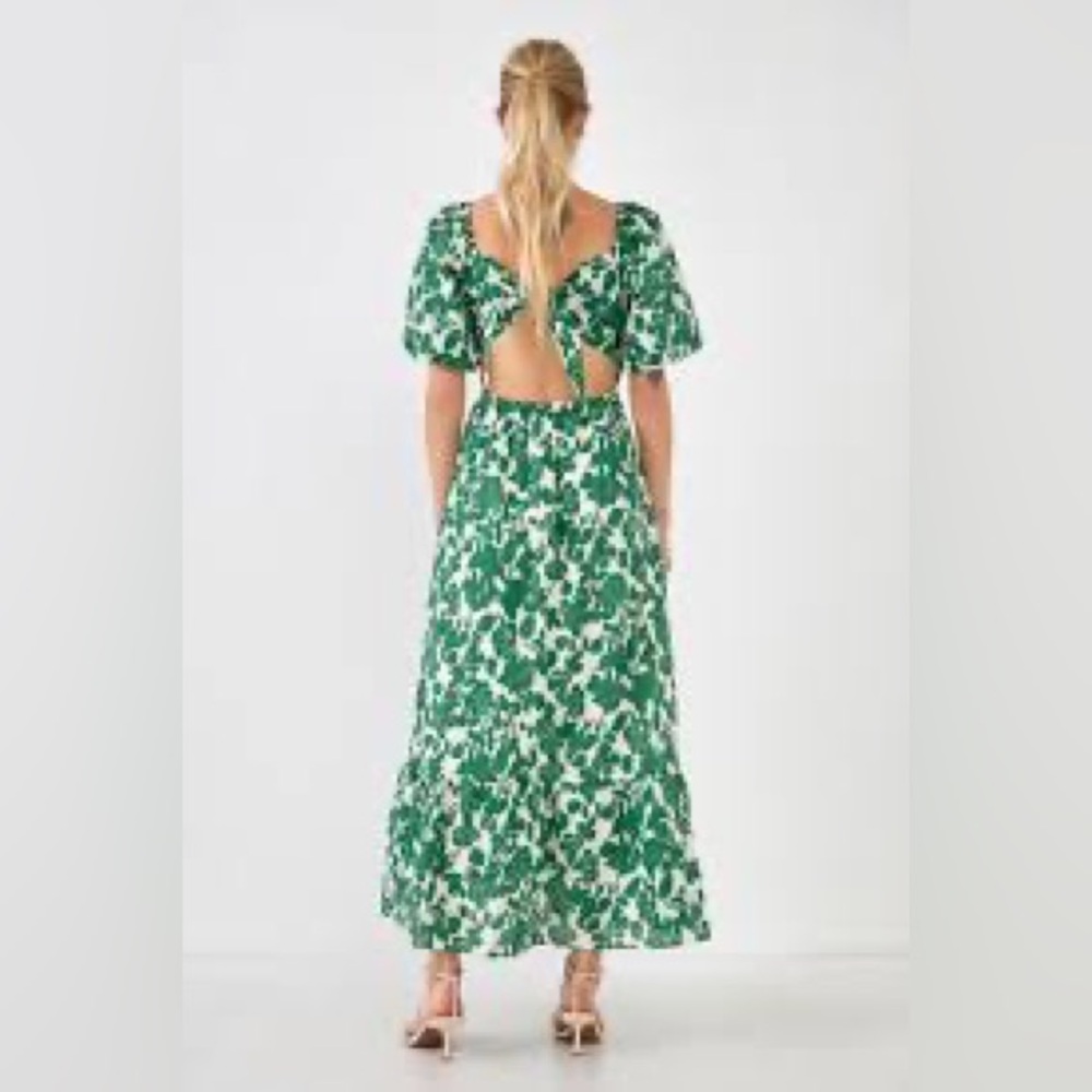 Free The Roses FLORAL PRINT MAXI DRESS - Picture 3 of 9